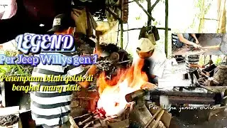 Menempa Bilah Golok Yang Sangat Di Minati Orang2 Yaitu Per Jeep Willys Gen1‼️Legend Per Jaman Dulu🔥