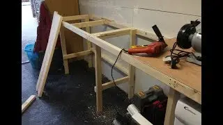 Building a workbench (wall-mounted) for my RC plane builds