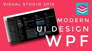 WPF Tutorial : XAML UI design in Visual studio blend 2019 | ModernWPF UI Library | C# WPF