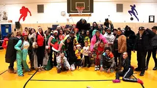 Queen of Harlem Christmas give back on 135TH ST