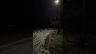 Winter night iPhone 17 pro video