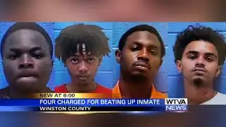 4 inmates beat up another inmate in Winston County