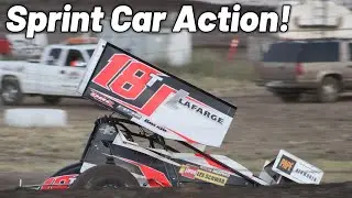 Saturday Sprint Car Action at the Southern Oregon Speedway!