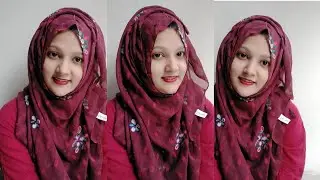 Party Hijab Tutorial without inner cap ||Easy Hijab Tutorial  ||Tahmina Shova💗