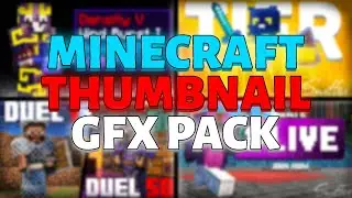 The BEST Minecraft Thumbnail GFX Pack (1k+ Assets)