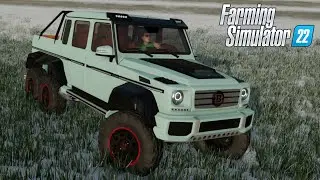 Brabus B63S-700 6×6 G-Class - Farming Simulator 2022 [FS22 LS22 Vehicle Mod] #farming #gaming #car