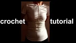 How to Crochet Elastic Corset Harness Bondage Romantic Waist Belt Top | Crochet Tutorial