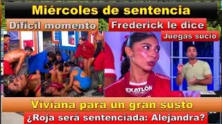 Frederick dice sus verdades a Alejandra sentenciada Viviana recibe fuerte golpe Polo Exatlon EEUU