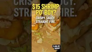 Best budget Shrimp Po&rsquo; Boy on the internet. Don&rsquo;t @  me. #FlavaOnABudget #cooking #food