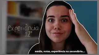 Experiência no 12º *dicas, notas e média final*