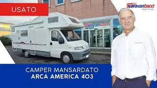 VENDUTO Occasione camper USATO mansardato 6 posti letto | Arca America 403