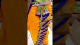 nauvari saree stitching #shorts #youtubeshorts #trending #viralshorts #nauvarisaree #saree