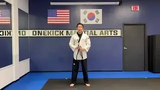 How to tie Belt