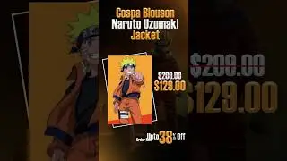 Cospa Blouson Naruto Uzumaki Jacket &ndash; Iconic Ninja Style!