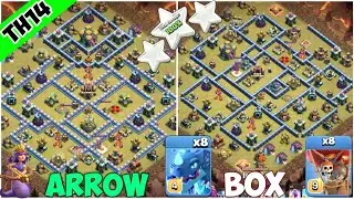 Popular Arrow & Box Base 3 Star #36 | Th14 Edragon Attack Strategy