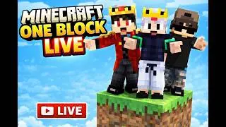 skyBlock world end 😥 start new one block 🥳 | Shorts LIVE #minecraft #minecraftlive