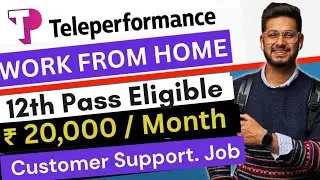 Work from home Job 2026 😍| Salary -₹20,000/Month | 12th Pass Eligible |Fresher's Job 