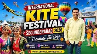 International Kite Festival Parade Grounds, Secunderabad (@jalaraju crazy vlogs)