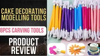 8Pcs Cake Decorating Modelling and Carving Tool Set ❤️ | Product Review | Wide Traders