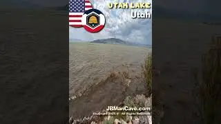 ROCKY SHORELINE at UTAH LAKE in Utah USA JBManCave.com #Shorts