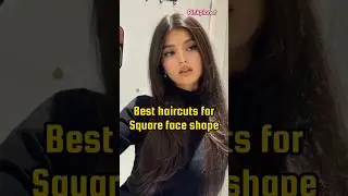 Best haircut for square face shape✨🌷 #aestheic #hairstyle #haircut #hair #glowup#beauty #shorts#fyp.