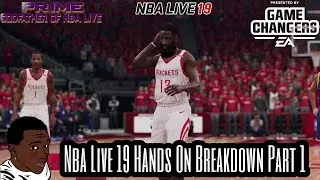 My Hands On Outlook On Nba Live 19 With Official Gameplay! Part # 1