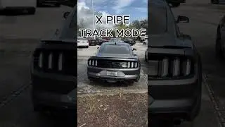 X PIPE OR H PIPE? #mustang #exhaust #loud #comparison #trending #foryou #viralshort