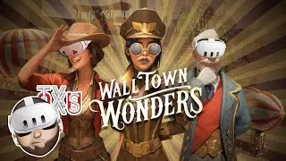 Wall Town Wonders | MIXED REALITY | FAST PREVIEW PURE VR GAMEPLAY MECHANICS | META QUEST |