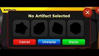 Anime Fighters Simulator  what are ARTIFACT explained