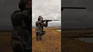 A Child Pulls the Trigger on His First Duck Hunt for Food