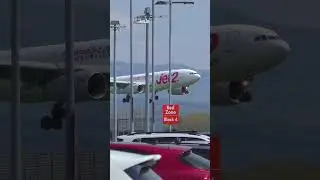 Jet2 Airbus A330-200 Landing at Manchester Airport! #shorts