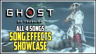 Ghost of Tsushima All Singing Crickets Songs Effects Showcase