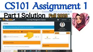 CS101 Assignment 1 Part 1 Solution Fall 2025