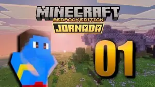 Nova S&eacute;rie de Minecraft Bedrock!!! #EP1