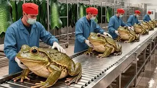 Inside the Frog Leather Factory-How Exotic Skins Become Luxury Items (Full Process)