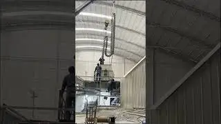 Buckets installation of bucket elevator #bucket  #bucketelevator #bucketelevatormanufacturer