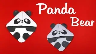 How to Make a Paper Panda Bookmark - Easy Panda Bear Bookmark DIY - Step by Step Panda Bear