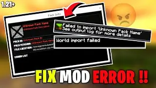 Исправлены проблемы с импортом модов Minecraft в версии 1.21+ || Не удалось импортировать || Испр...