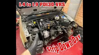 Arosa 1.4 в 1.9 TDI PD130 VRS Conversion Vid 1 - Снятие двигателя :D