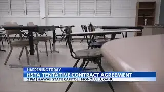 Hawaii teacher's union set to sign tentative contract agreement on Monday