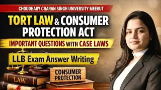 CCS University Meerut LLB 1st Semester Important Question| Tort Law law Important Question | llbExam