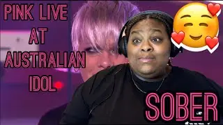 PINK - SOBER (AUSTRALIAN IDOL LIVE) REACTION |#pink #sober #viral #australianidol #reaction