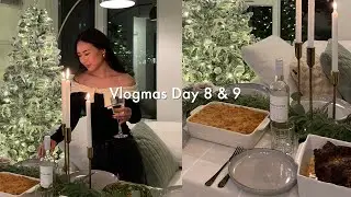 VLOGMAS DAY 8 & 9 | Hosting Christmas Dinner, Daily December Giveaways, My Kdrama Recos!