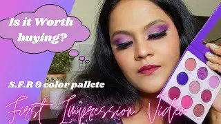 Review on S.F.R. 9 Color Palete || Should you buy or Not? ||RS.249