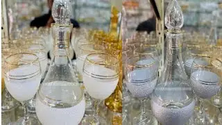 Fancy Golden Line 7 Pices Water Set||Turkish Water Set||@world_tech.111