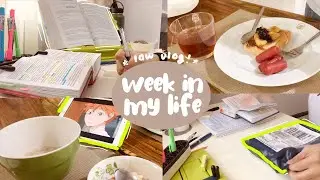 week in the life of a law student: bar exam review, haikyuu addiction, lazada unboxing ☁☕