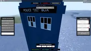 TARDIS Flight Control GUI - ROBLOX Doctor Who
