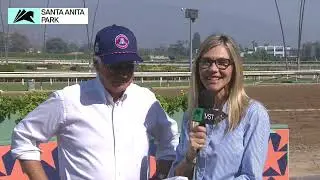 Silent Law wins the Anoakia Stakes on Friday, October 25 at Santa Anita Park