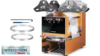 VEVOR Fully Automatic Cup Sealing Machine 500 650 Cups H Cup Sealer Machine
