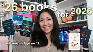 my 26 Books for 2026 💌 | new releases, genres & anticipated reads!